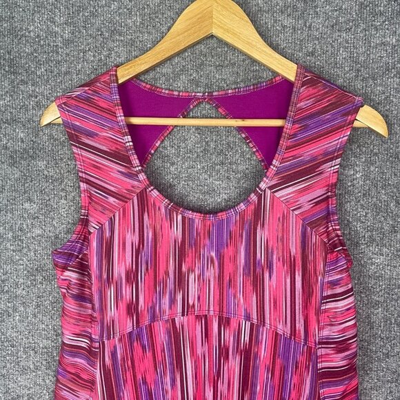 Prana Women's Size Medium‎ Azalea Rainblur Alec Sleeveless Padded Dress - Picture 5 of 9